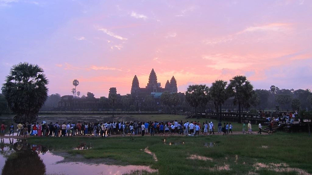 Angkor Wat - Levé de soleil