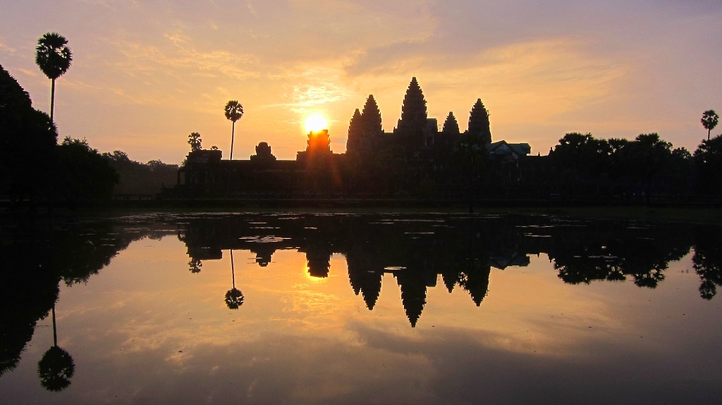 Angkor Wat - Levé de soleil