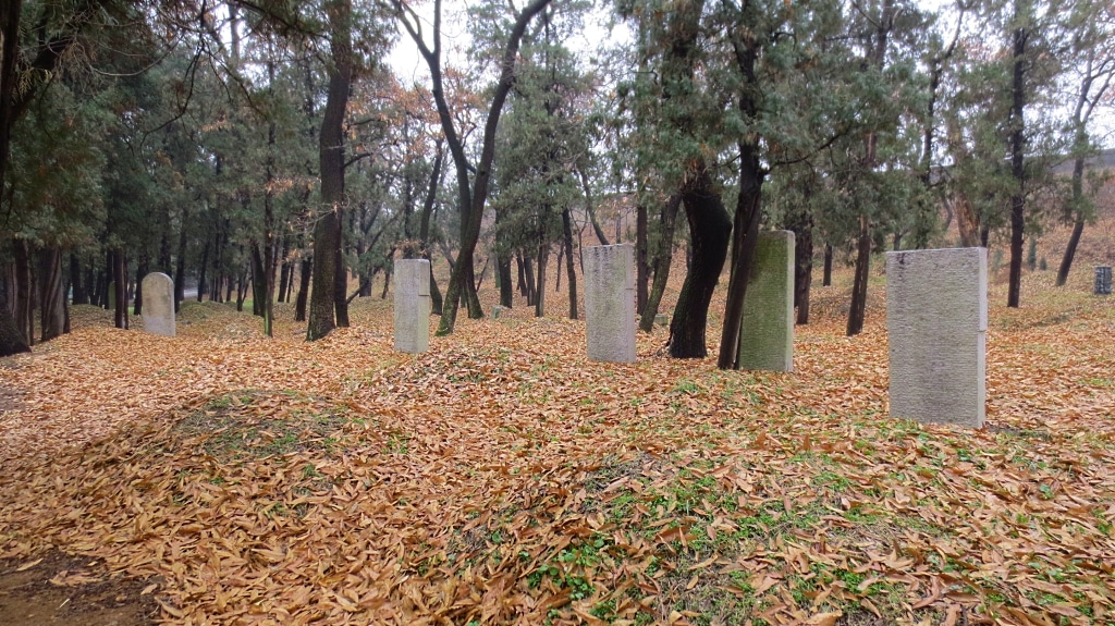 Le cimetière de Confucius.