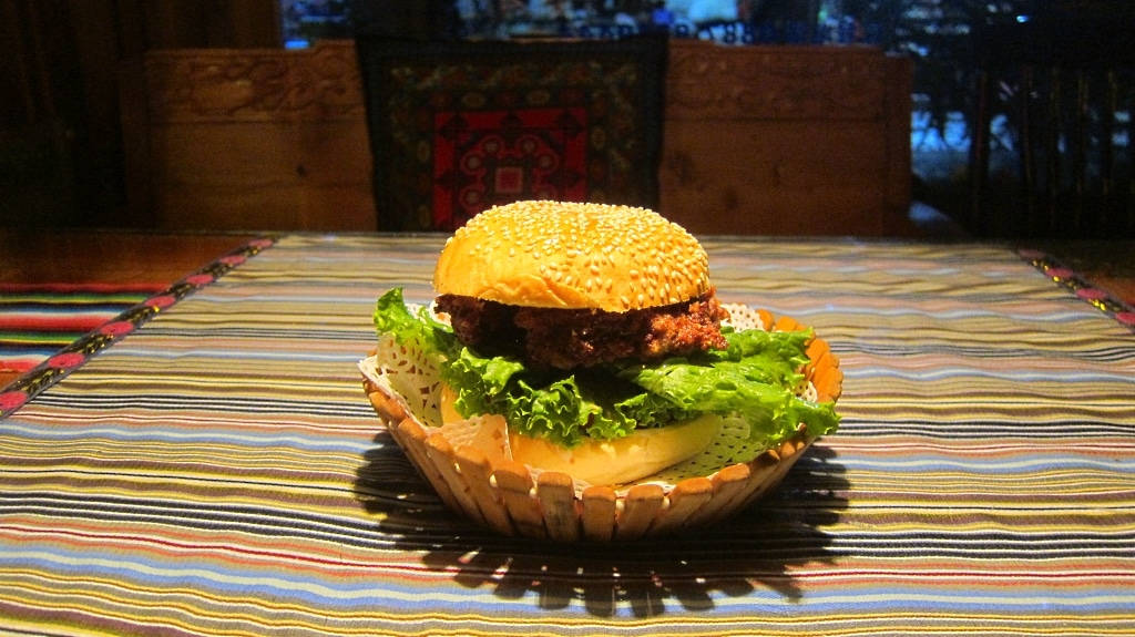 Yak burger