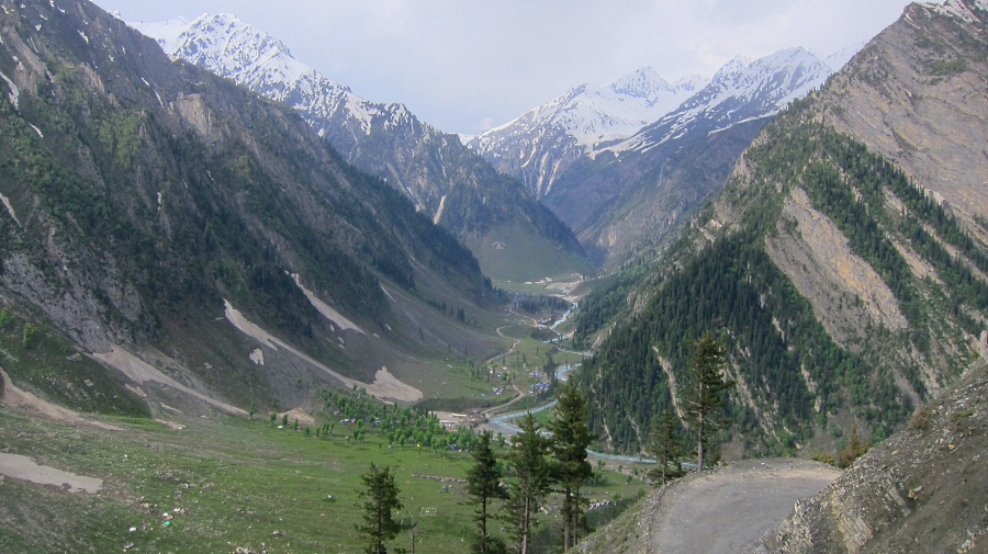 Le premier passage de montagnes apres Sonamarg