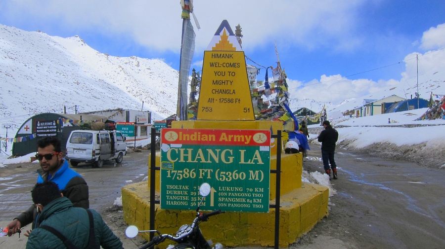 Passage du Chang La - 5360 mètres