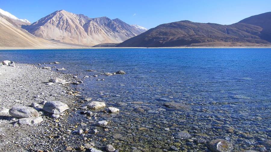 Le célèbre Pangong Lake