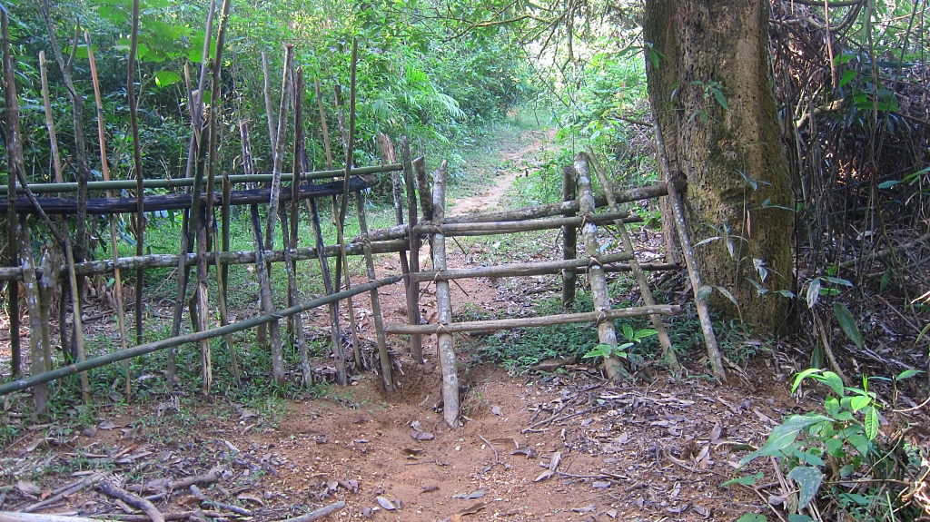 La sortie du village pour continuer.