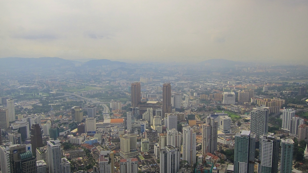 Vue sur Kuala Lumpur